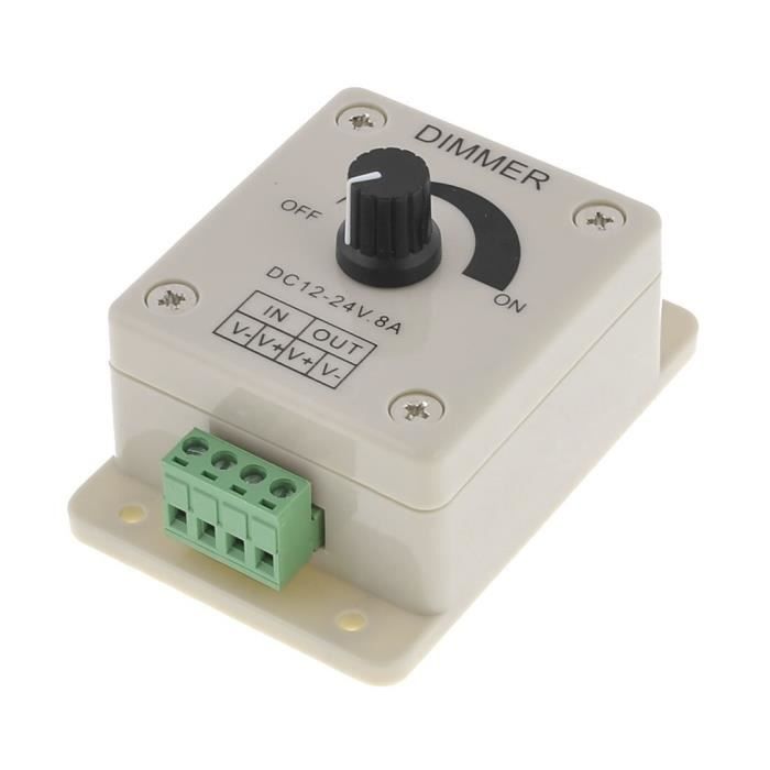 DC 12V-24V 8A interrupteur variateur gradateur/ dimmer ...