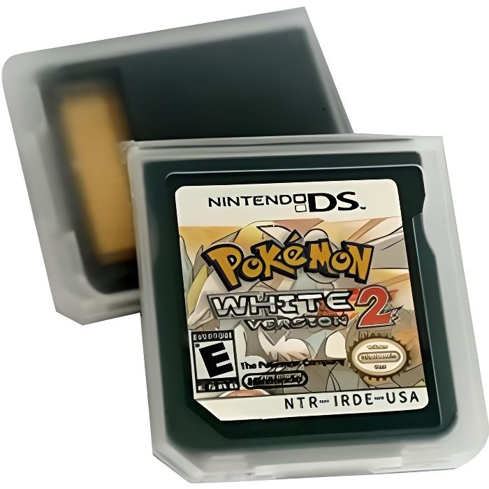 Carte De Cartouche De Jeu Video Pokemon White2 Pour Consoles Nintendo Ds 3ds 2ds Version Anglaise Cdiscount