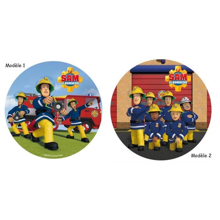 Disque Azyme Sam Le Pompier Decoration Gateau Enfant Cm 476 2 Cdiscount Au Quotidien