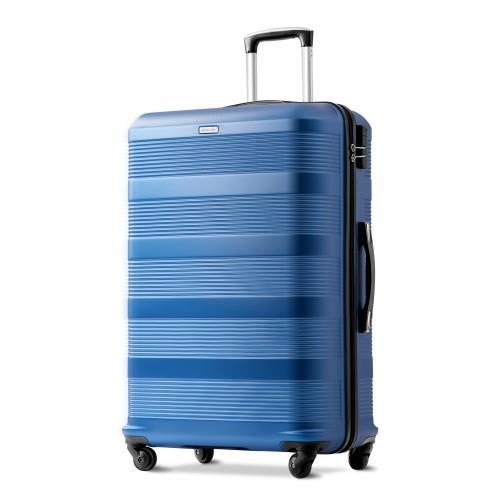 Valise Cabine rigide 28 pouces ultra légère 4 Roues doublées ABS 50*30*74 CM RUI
