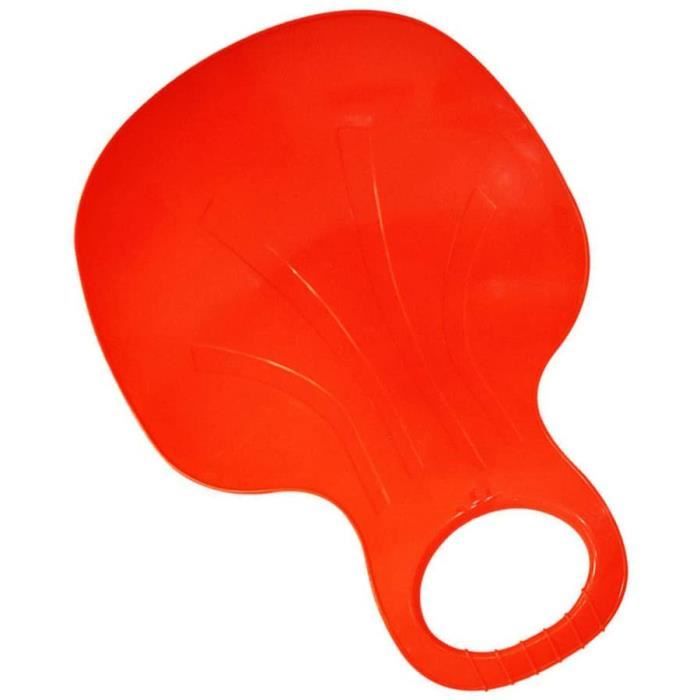 Yhmxh Essentiels De Camping Sports Et Plein Air Planche à Ski Portable En Plastique Pour Le Ski D'Hiver, Planche De Luge Avec Grande Poignée Pour Enfants Adultes Planche à Neige, Herbe Et