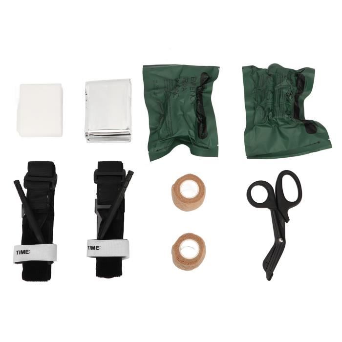 Boucle De Survie Avec LED - Kit Premiers Secours Portable Avec Sifflet Et Outils Multifonctions | Boucle De Ceinture Tactique