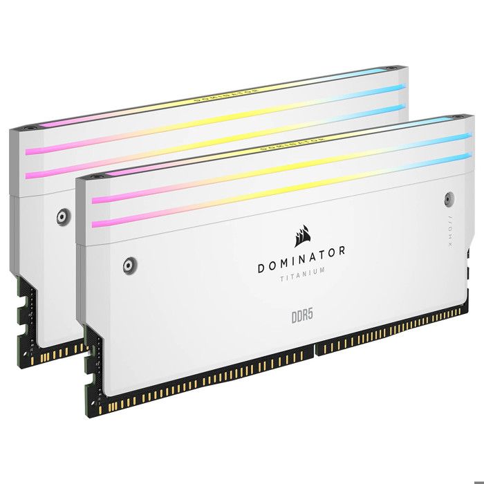 Corsair Dominator DDR5 RGB 96 Go 2 x 48 Go 7000 MHz CL40 - vue 6