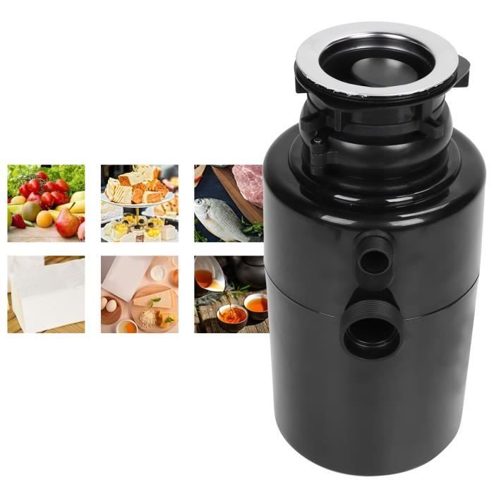 Broyeur De Déchets Alimentaires Pour évier - 560W - Capacité 1.2L - Silencieux (65 DB) - Compatible Lave-vaisselle - 220V