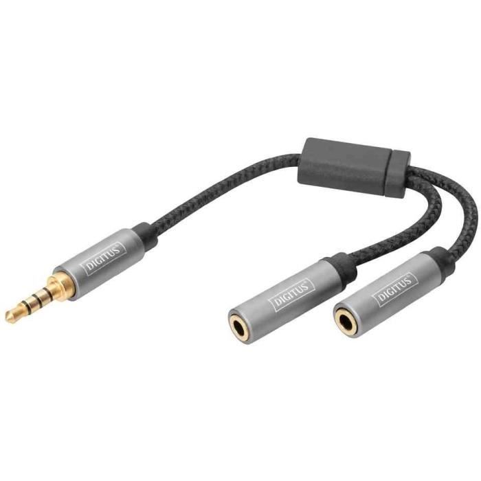 Splitter Audio Jack 3,5 Mm - 1 Entrée Vers 5 Sorties Pour Partager Musique, Films - Compatible Smartphone, Tablette, PC - Longueur Câble 20 Cm