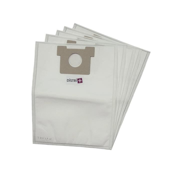 Sac Aspirateur PANASONIC MCE94 MCE97 TYPE C5 MCE91N CLATRONIC BS1218 – Pochette de 5 Sacs Microfibre