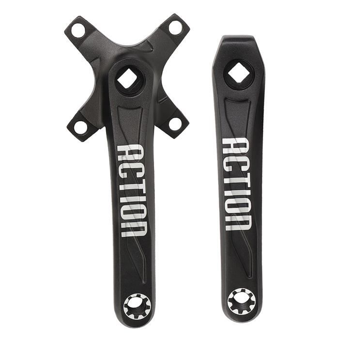 Manivelles De Vélo VTT 170 Mm En Alliage Aluminium - Pédalier Carré BCD 104/64 Mm - Pour Single/double/triple Plateau