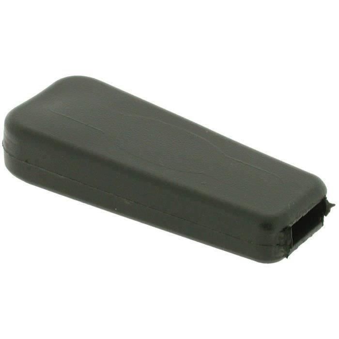 Poignée plate en plastique adaptable - Dimension: 15x4mm - L 70mm