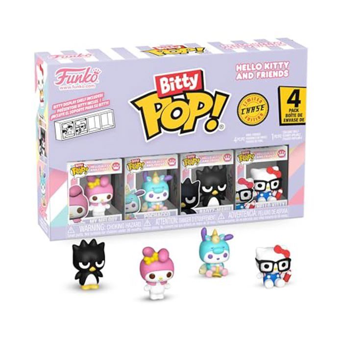 Figurine - Funko - Bitty Pop! Sanrio - My Melody - 4 Pack - Mini-Figurines Mystères avec Variantes Rares