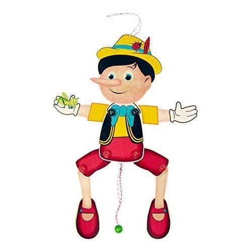 Jouet En Bois Empilable Pinocchio Avec 9 éléments Colorés - Occasion En Excellent état - Foulon