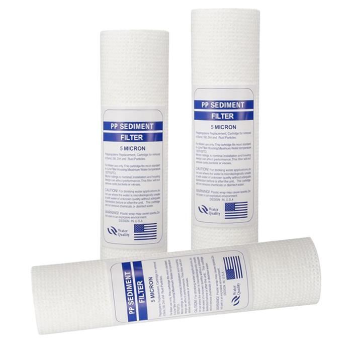 10 filtre sédiment 5µ 10" filtre à eau osmose inverse filtre a annexe 3 €/pcs 10 filtre sédiment 5µ 10" filtre à eau osmose inverse filtre a annexe 3 €/pcs