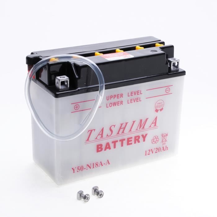 Batterie Y50N18LA pour quad, utilitaire et tracteur tondeuse livrée sans acide