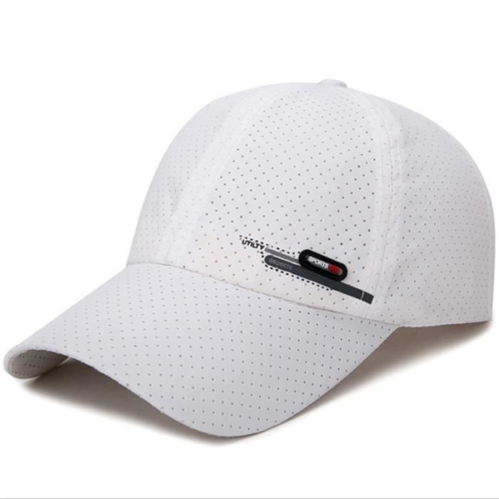 CASQUETTE Femme Nouvelle casquette cycliste respirante pour homme blanc GO