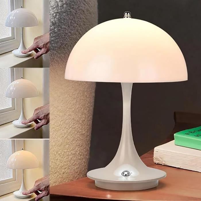 Lampe de table en forme de champignonLEDsans fil3000K-6000Kmoderne