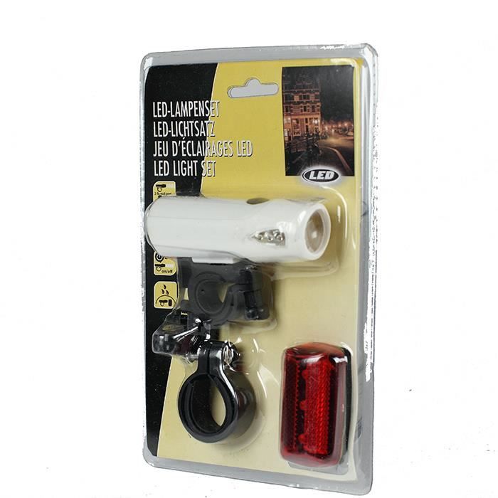 MIVELO Cube ONE Kit d'éclairage de vélo à LED avant et arrière rechargeable par USB et 100 % étanche