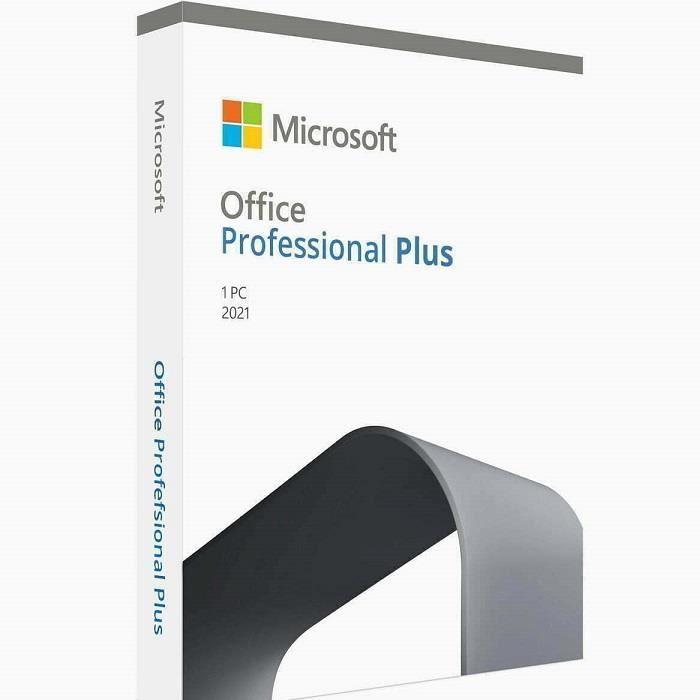 Microsoft Office Professional Plus 2021 (PC) LIEN DE TÉLÉCHARGEMENT + CLÉ D'ACTIVATION