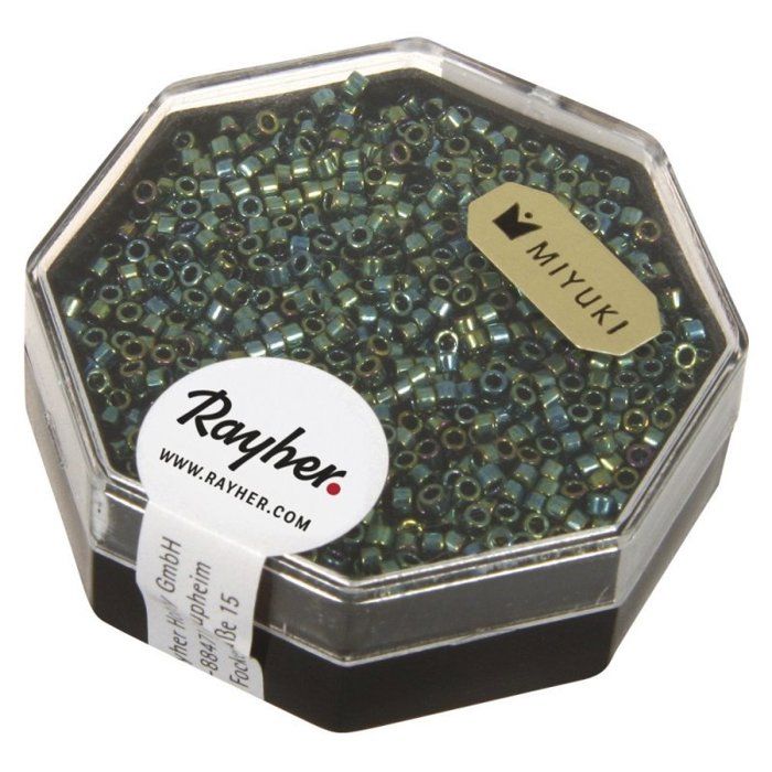 Delica-rocailles, 1,6mm métallic dépoli,boîte, brun mocca, 4g - Beaux-Arts et Loisirs créatifs
