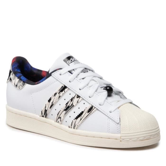 Chaussures ADIDAS Superstar Blanc Femme Adulte Lacets