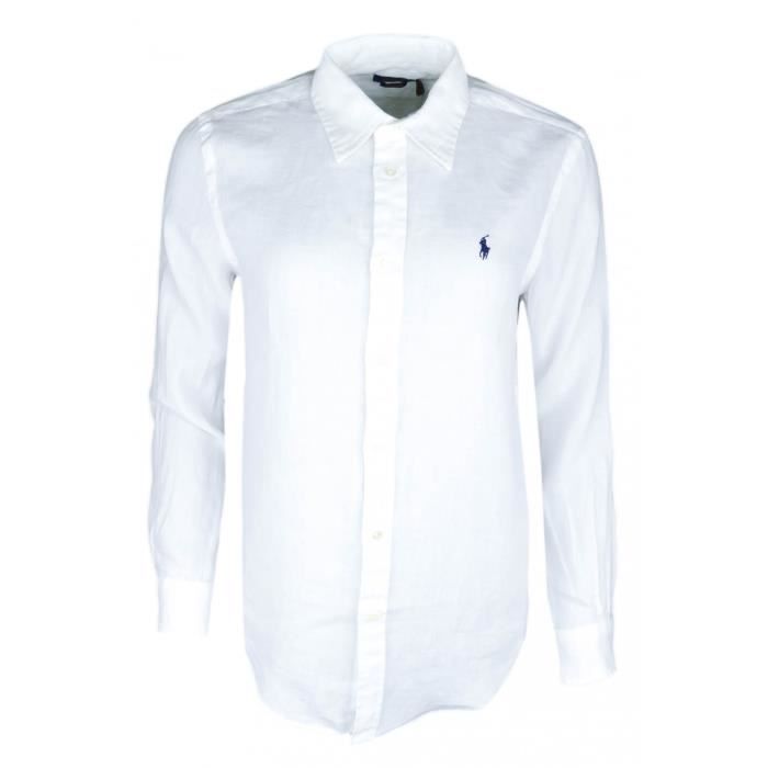 chemise en lin ralph lauren