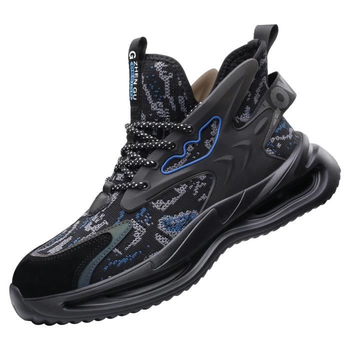 Chaussure de Securit Homme Fashion Antid rapante Travail Legere