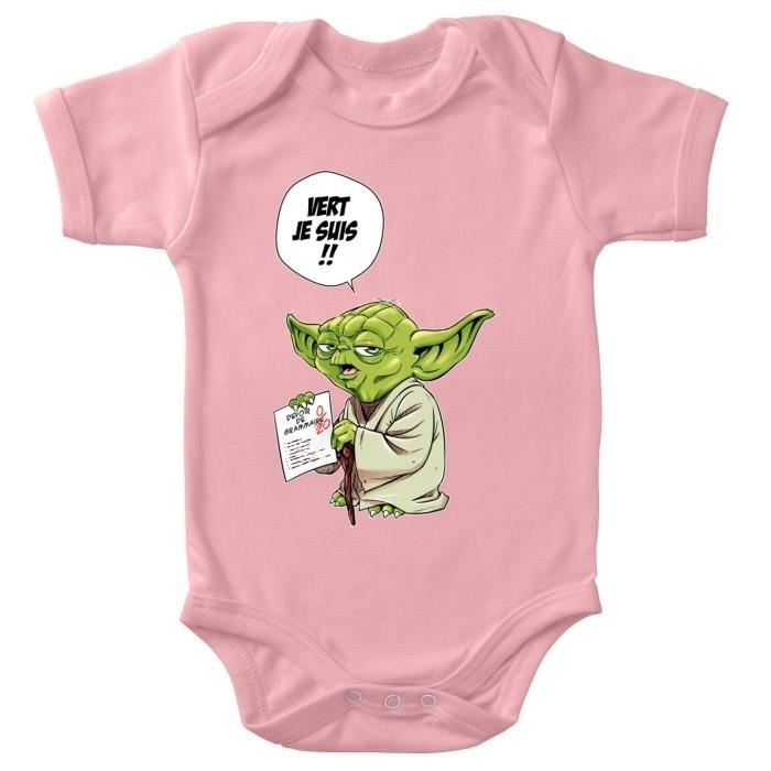 Body Bebe Filles Rose Star Wars Parodique Yoda Vert Je Suis Parodie Star Wars Rose Cdiscount Pret A Porter