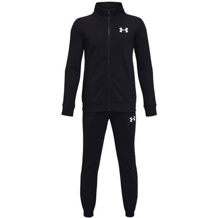 Surv tement Enfant Gar on Tricot Under Armour Noir Football Manches Longues Respirant