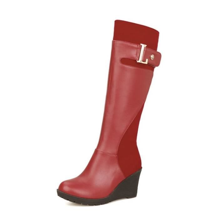 Bottes hautes compensées best sale