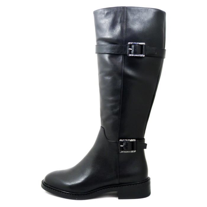 Bottes Maison Martin Margiela - Cuir Noir - Bout Rond - Taille 7/37 - Occasion Avec Marques D'usure
