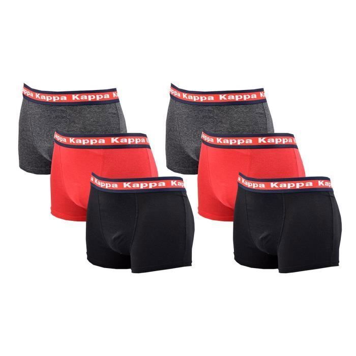 Boxer homme KAPPA Lot de 6 Pack de 6 Boxers 0890 Pack de 6 boxers 0890 Cdiscount Pret a Porter