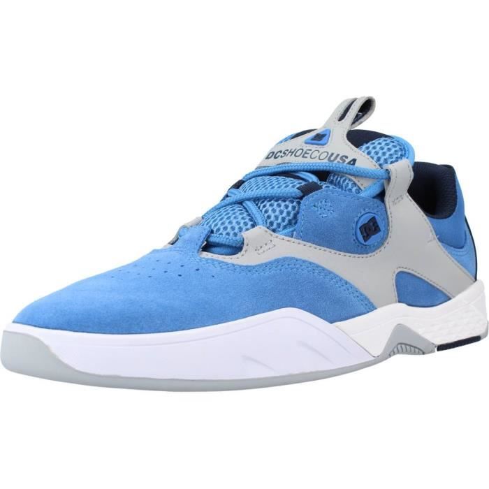 D C Basket Homme - DC - 135167 - Bleu - Semelle Gomme - Lacets