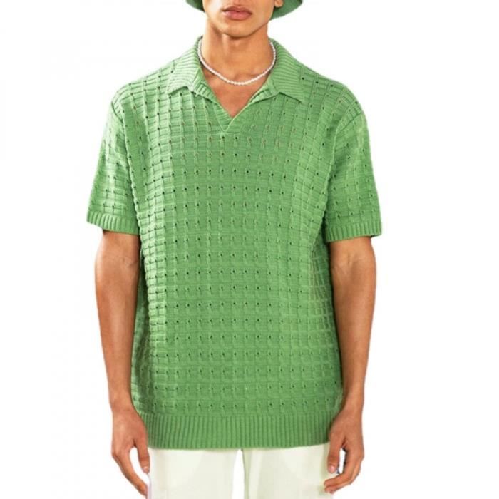 Tshirt Homme Jack And Jones T-Shirt Homme PJ PAUL JONES - Manches Courtes, Col Rond, Tricot - Décontracté Été T-shirt Jack And Jones Homme