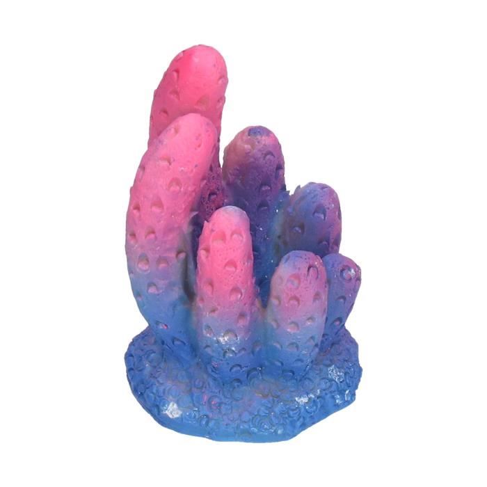 Décoration Aquarium Poissons Plantes Artificielles QUOZUO Pour Aquarium - Lot De 25 - Tailles S à L - Décoration Bassin Plantes Aquarium Colorées