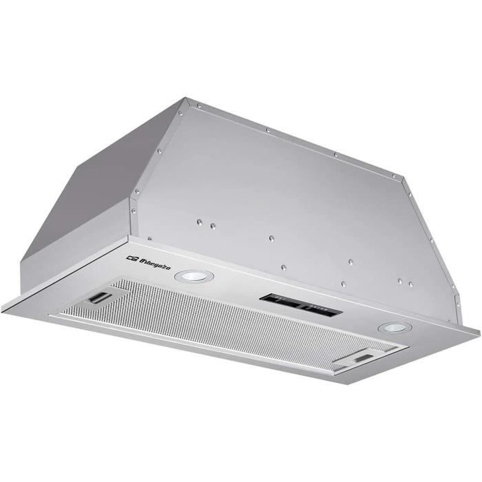 Cappa Aspirante Orbegozo DS 56170 B IN, 70 Cm, Estrazione 647 M³/h, 3 Velocità, Camino Regolabile, Ideale Per Cucine Medio-piccole