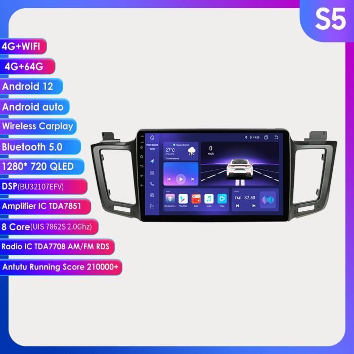 Autoradio Gps NHOPEEW Autoradio Android 2G+64G Pour Toyota Yaris 2012-2020 - Sans Fil Carplay & Android Autoradio Toyota Corolla