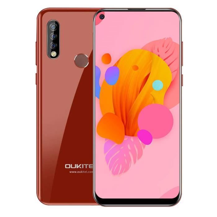 Top achat T&eacute;l&eacute;phone portable OUKITEL C17 Pro Smartphone 4G Pas cher 64Go ROM 4Go RAM 6.35'' Écran Android 9.0 Octa Core Téléphone portable Débloqué - Rouge pas cher