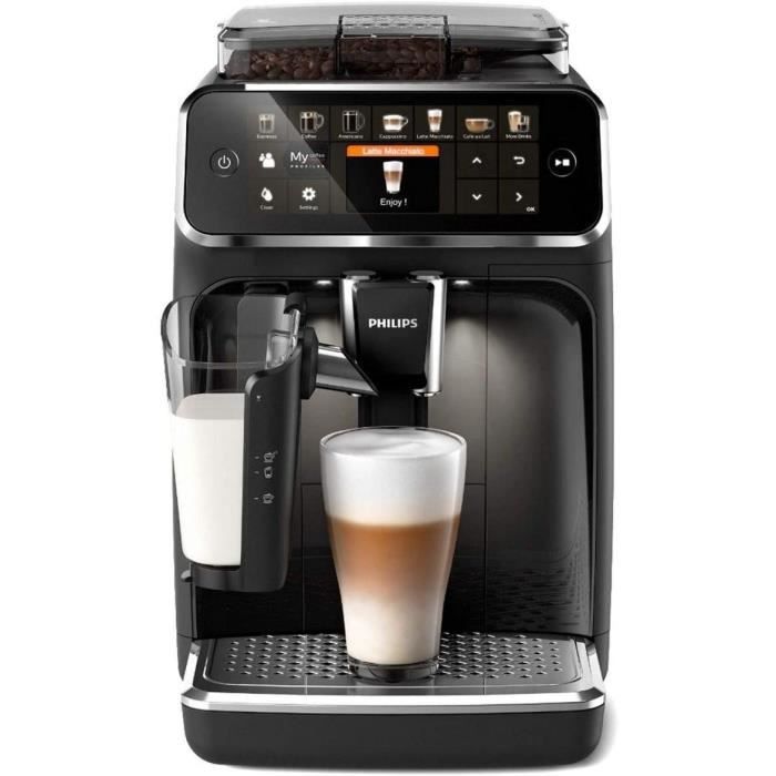Philips EP5441/50 - Machine Espresso automatique Séries 5400 LatteGo - Réservoir d'eau 1,8L - 3 températures - 12 réglages broyeur