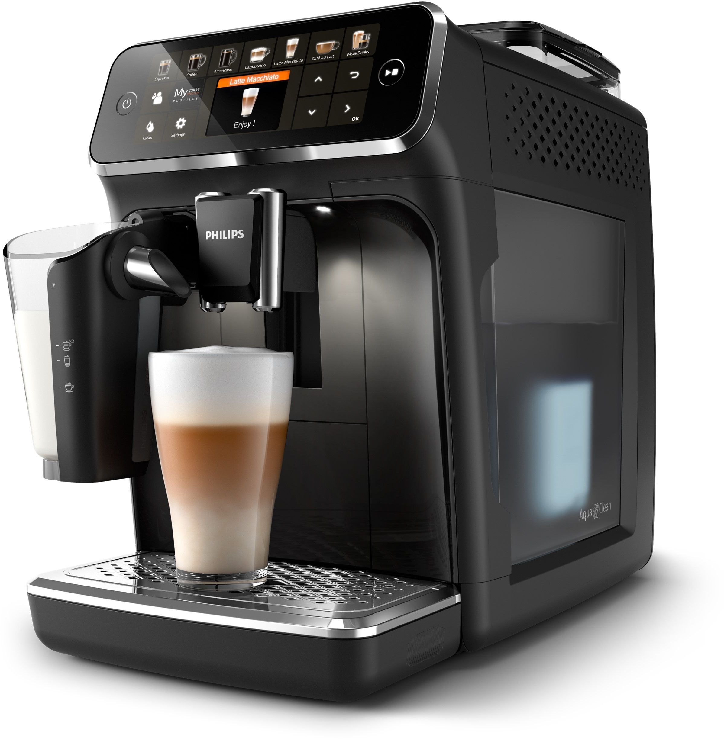 Philips EP5441/50 - Machine Espresso automatique Séries 5400 LatteGo - Réservoir deau 18L - 3 températures - 12 réglages broyeur