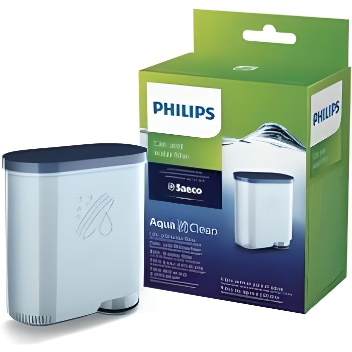 Filtre à eau et à calcaire AquaClean pour machine Espresso PHILIPS CA6903/10