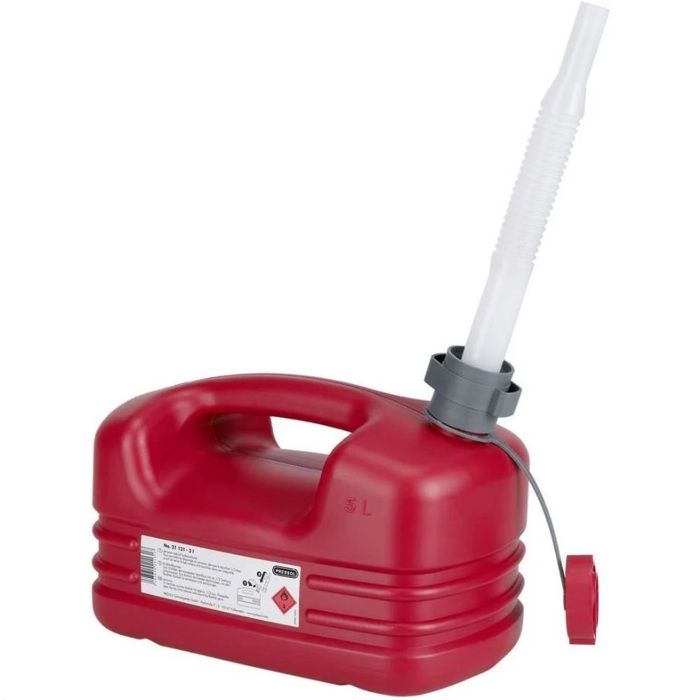 Jerrycan carburant avec bec flexible 5 L - PRESSOL - 21 131