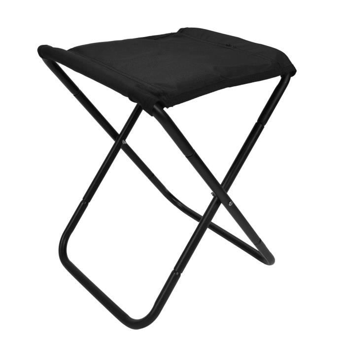 Tabouret Pliant Léger De Camping/Pêche - Tissu Oxford 600D - Charge Max 150kg - Compact Et Portable - 8