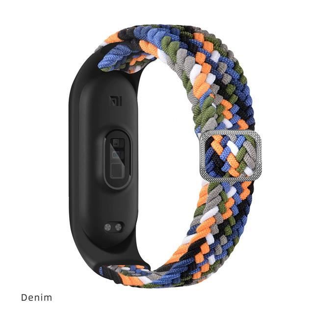 Bracelet Montre Nylon Tressé 18mm – Tropical, Kaki Boucle Noire, Réglable – Neuf Avec étiquettes, Unisexe