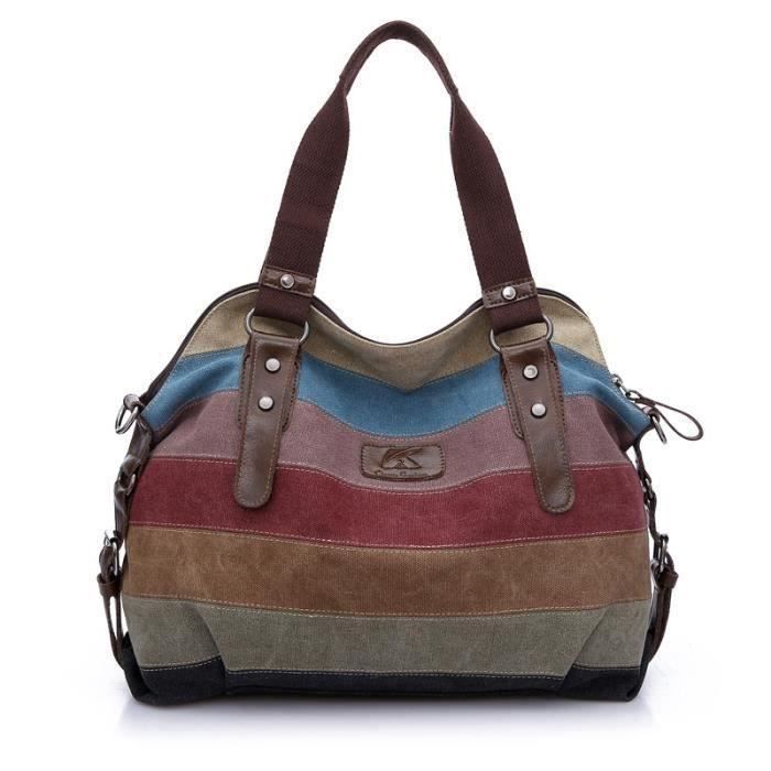 Sac Fourre-tout Femme Vintage Snoopy - Toile Rétro Anime Léger