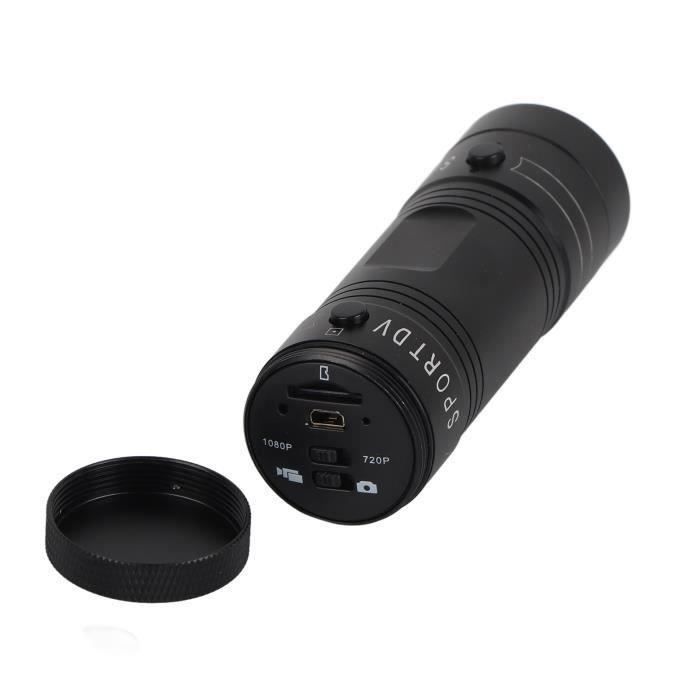 Mini Caméra Sport 1080p Full HD - Étanche - Pour Vélo, Casque, Action - Angle 120°