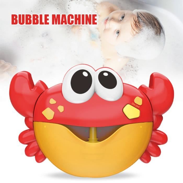 Jouet de Bain pour bébé, Jouet de Bain éléphant Bulle avec Machine à Bulles Musicale bébé
