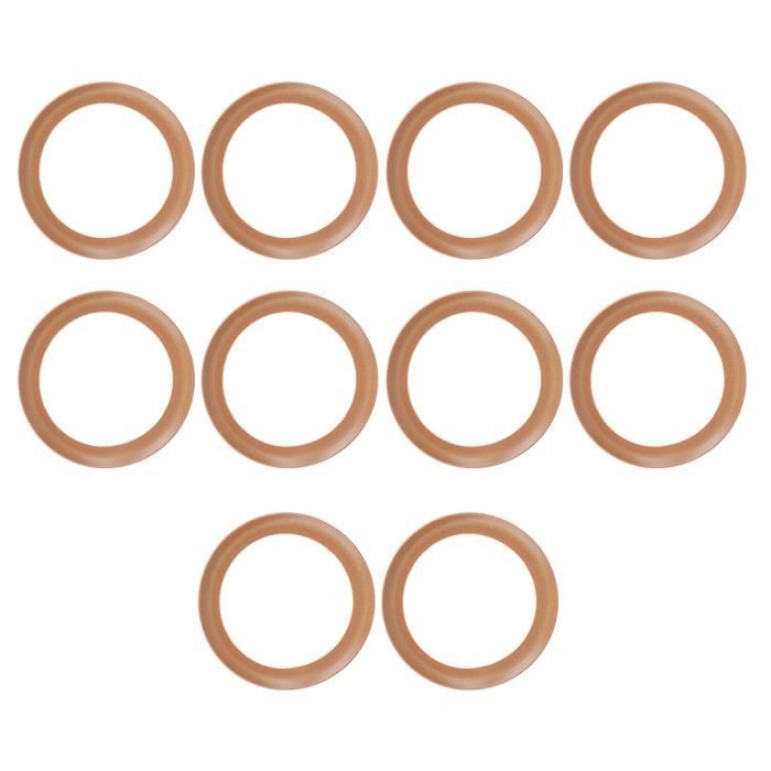 Kit De 10 Segments De Piston En Caoutchouc Pour Compresseur D'air - Dimensions 68x48x0.8mm - Remplacement Facile, Résistants à L'usure Et à La Chaleur