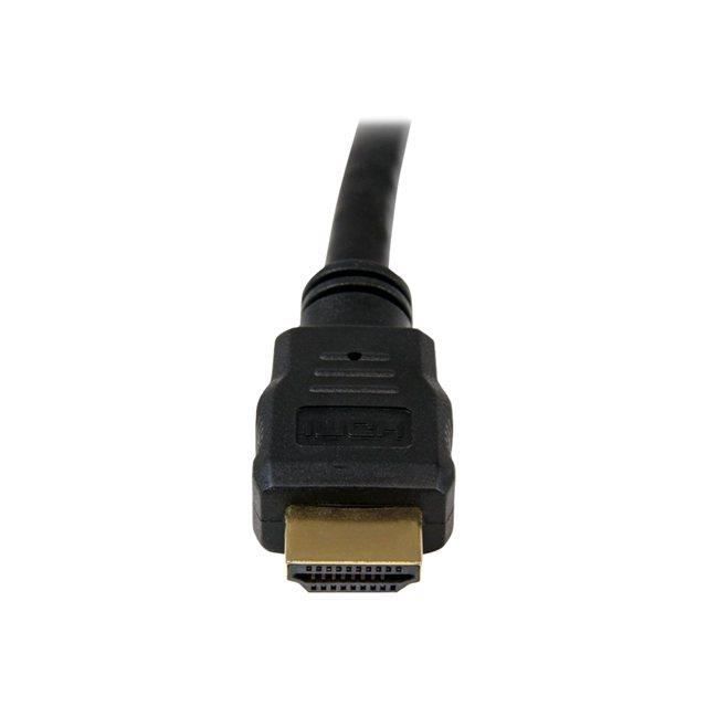 STARTECH.COM Câble HDMI haute vitesse Ultra HD 4K x 2K - Cordon HDMI vers HDMI - Mâle / Mâle - 30 cm - Noir - Plaqués or