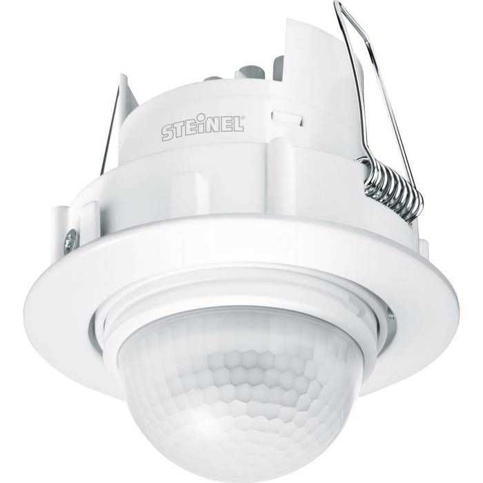 Steinel 601317 encastré Détecteur de mouvements PIR 360 ° relais blanc IP20