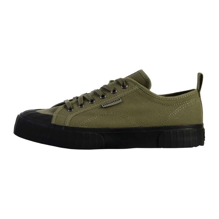 Superga Baskets Superga - SUPERGA - 2630 - Vert-Noir - Lacets plats - Homme