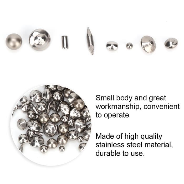 SURENHAP Perle de polissage 1 sac de haute qualité en acier inoxydable  boules de polissage bijoux or outil de bijoux outils