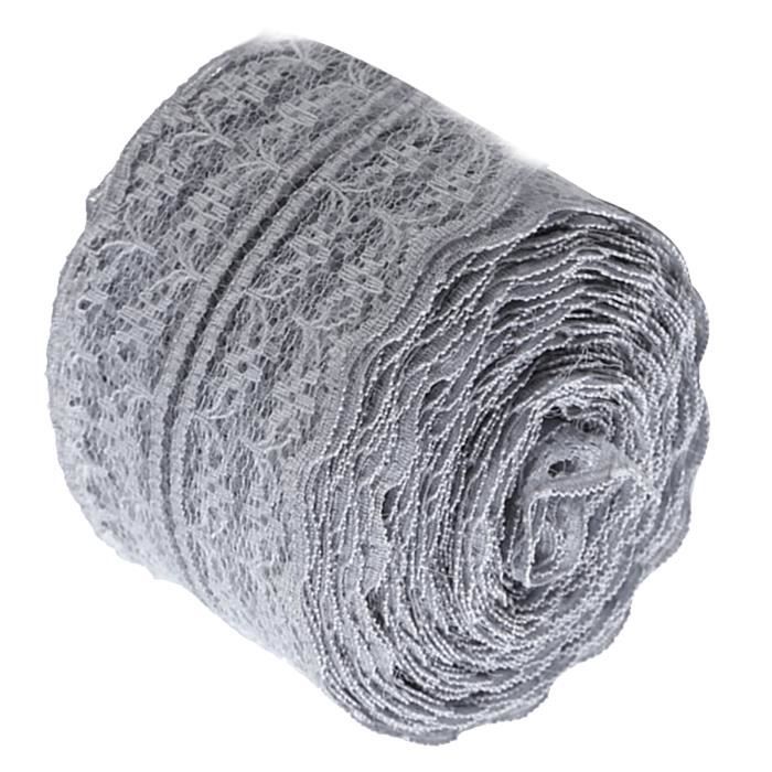 BENECREAT Ruban Dentelle Blanche 11 M X 65 Mm – Dentelle Coton Crochet Vintage Pour Mariage, Emballage Cadeau, Scrapbooking
